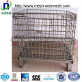 Wire Mesh Containers, Mesh Container, Wire Container for Industrial Warehouse Storage Foldable(Collapsible) &Stackable,contenedo